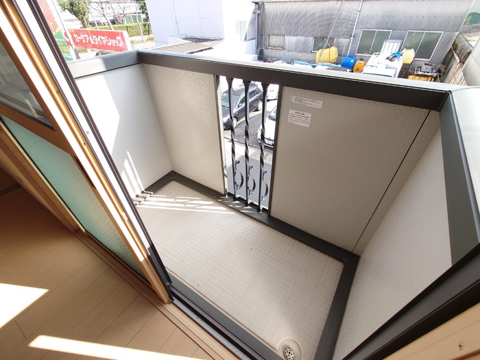 バルコニー　同タイプ別部屋の写真です