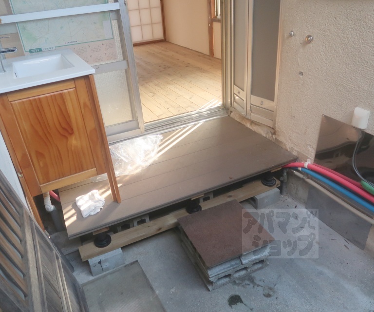 八条寺内町貸家の内装写真