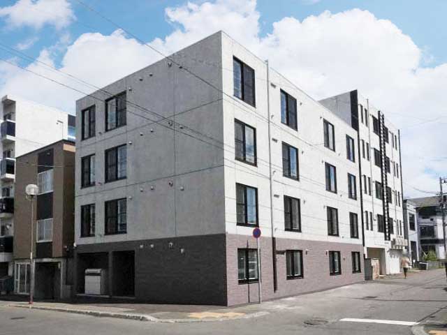建物外観　★都市ガス・エアコン・ネット無料完備！★最上階角部屋南向き♪