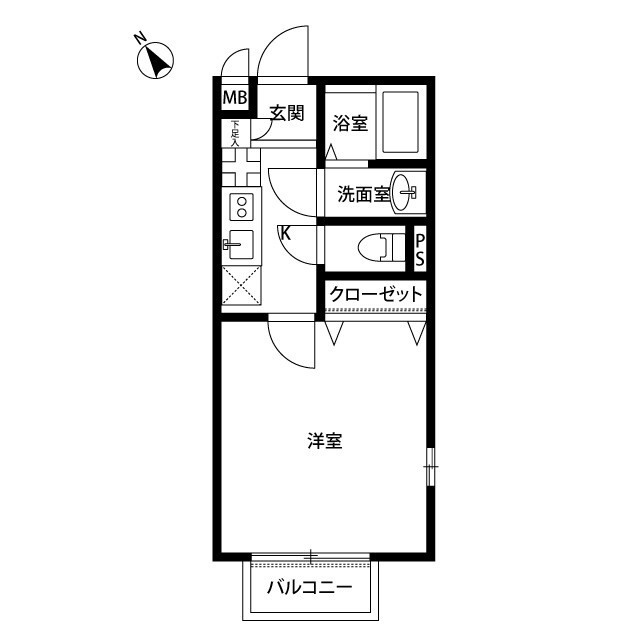 アムール岡崎の間取り写真