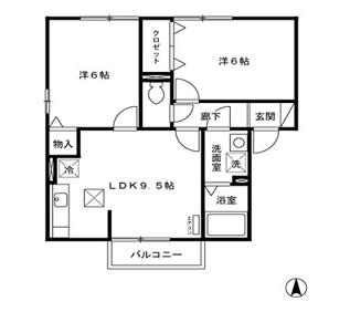 ドゥ・セジュール城東の間取り