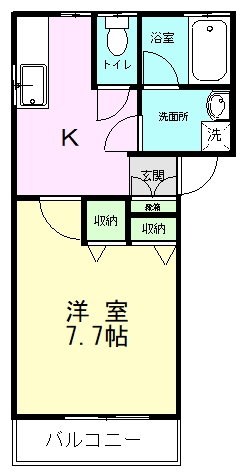 メゾン駿の間取り