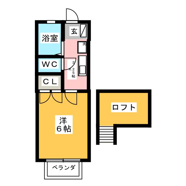 リーベ１０４５の間取り