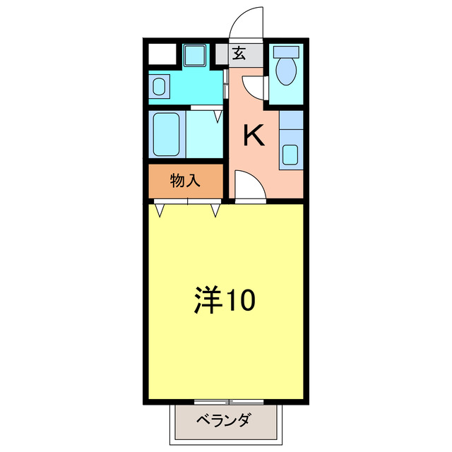 アムール西岡崎の間取り