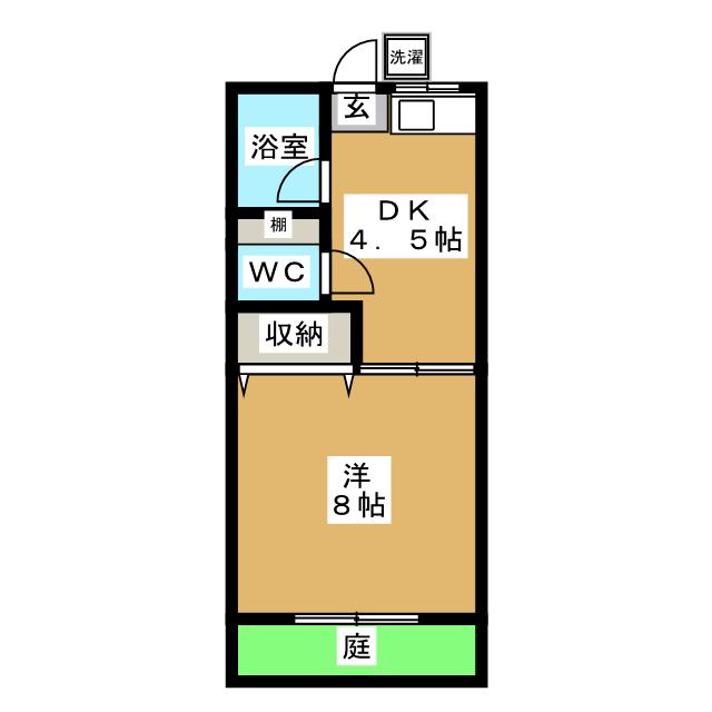 鶴神ハイツの間取り