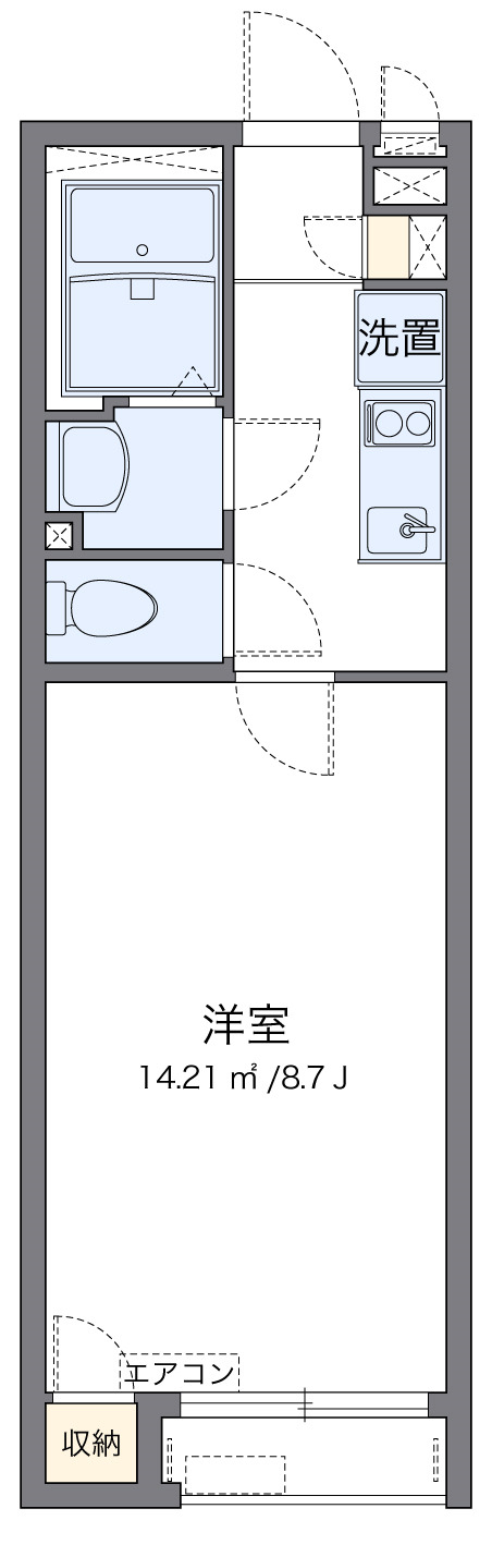 カーサ　カリーナの間取り