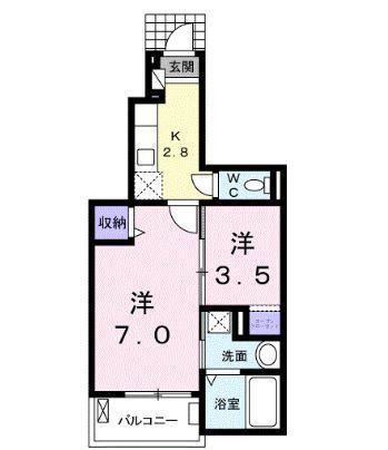 メゾンオーブＡの間取り