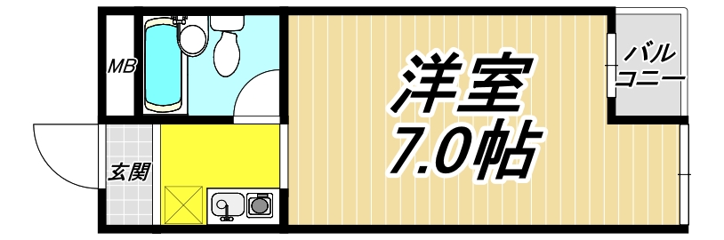 尼崎市東塚口町のマンションの間取り