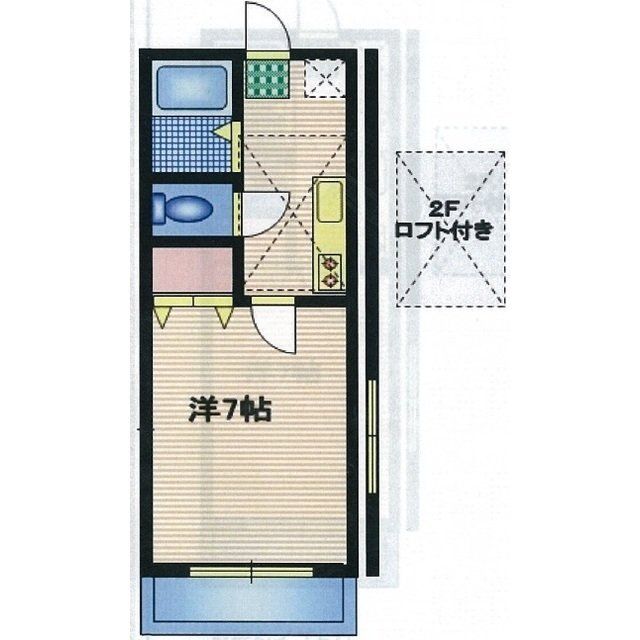 さいたま市岩槻区大字本宿のアパートの間取り