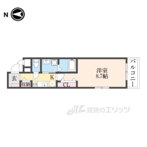 桜井市大字戒重のアパートの間取り