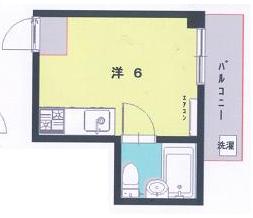 三鷹市深大寺のマンションの間取り