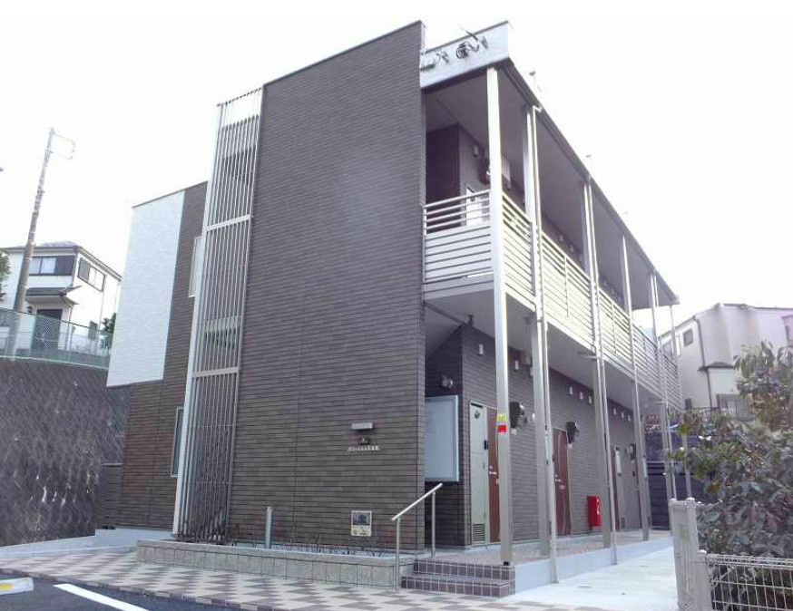 横浜市戸塚区柏尾町のアパートの建物外観