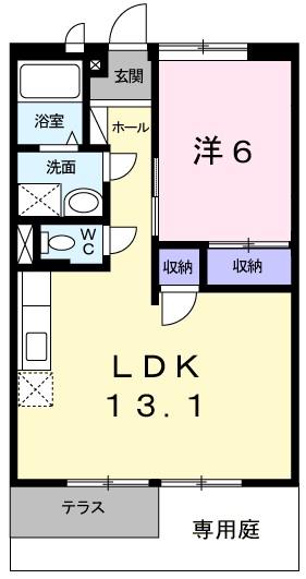 エルディムIの間取り