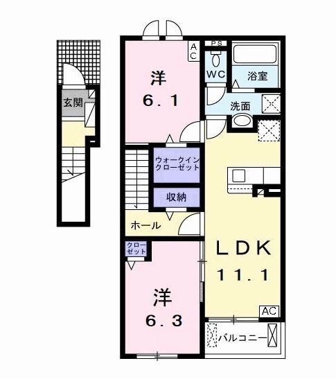 レジェンドの間取り