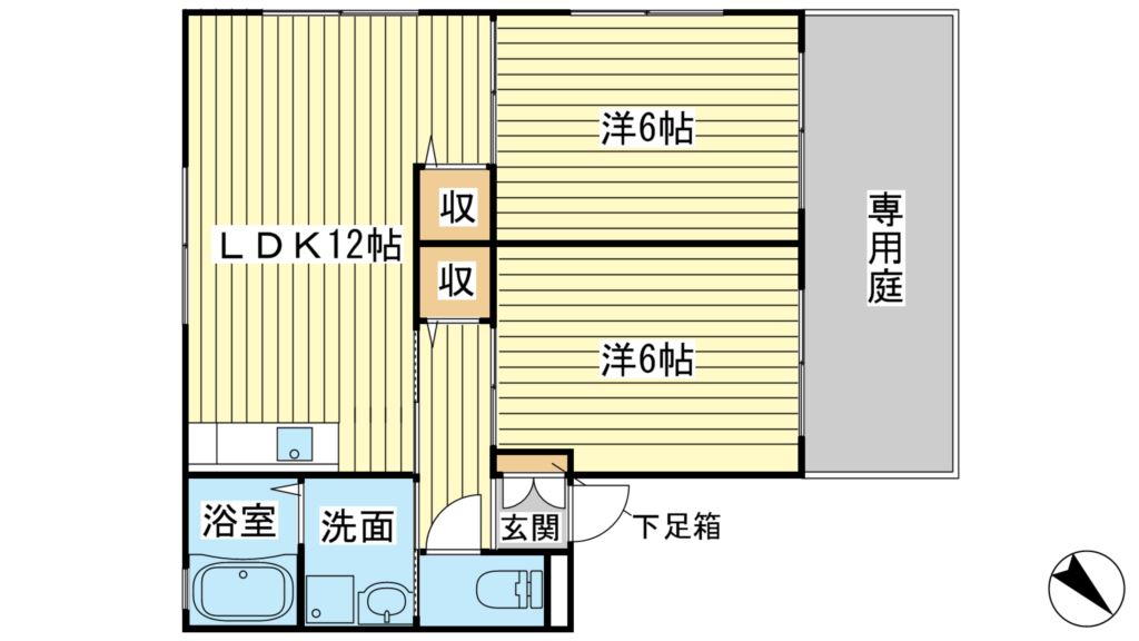 ハーモネート城西の間取り