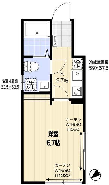 オーロ金町の間取り