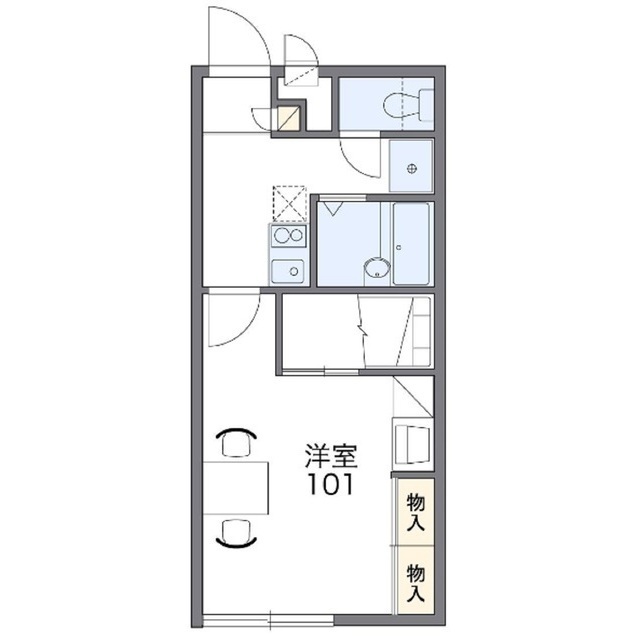 レオパレス　野沢の間取り