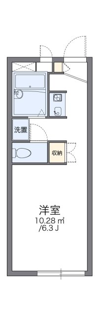 広島市安芸区畑賀のアパートの間取り