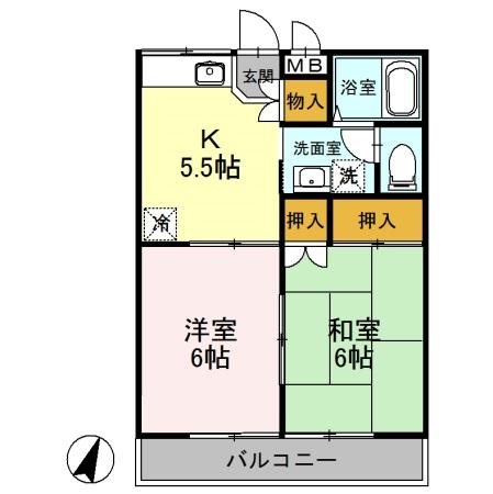 NSグリーンヒルズの間取り