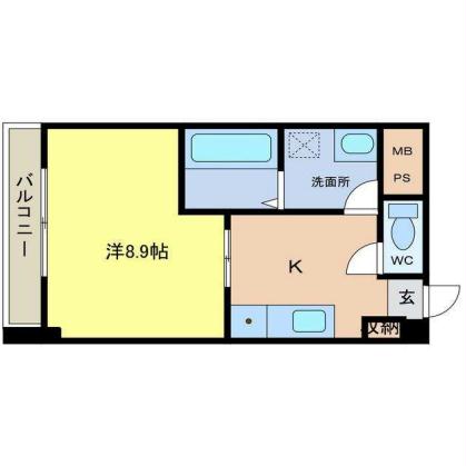 姫路市南条のマンションの間取り