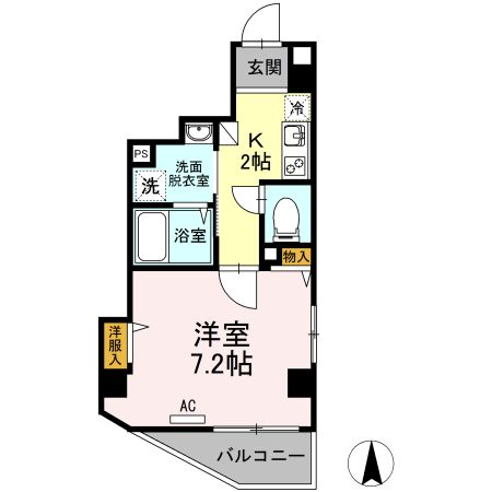 豊島区池袋本町のマンションの間取り