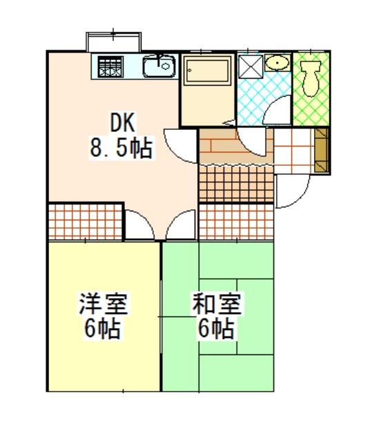 サンパティＣの間取り