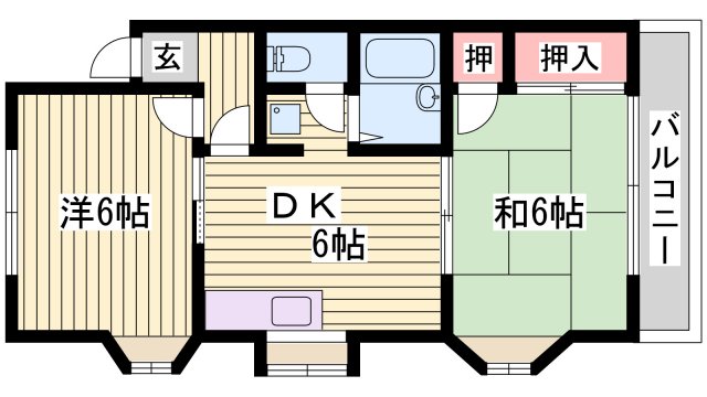 ルミナスハイツIIの間取り