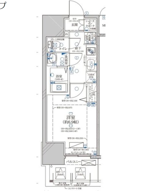 ディアレイシャス浅間町IIIの間取り