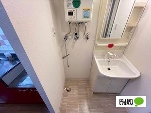 【札幌市西区二十四軒二条のマンションの洗面設備】