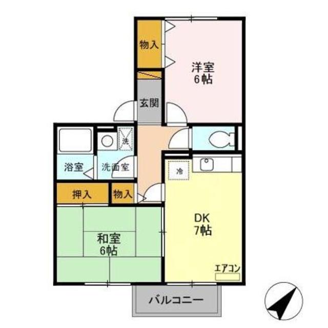 ビューテラスハイム　壱番館の間取り