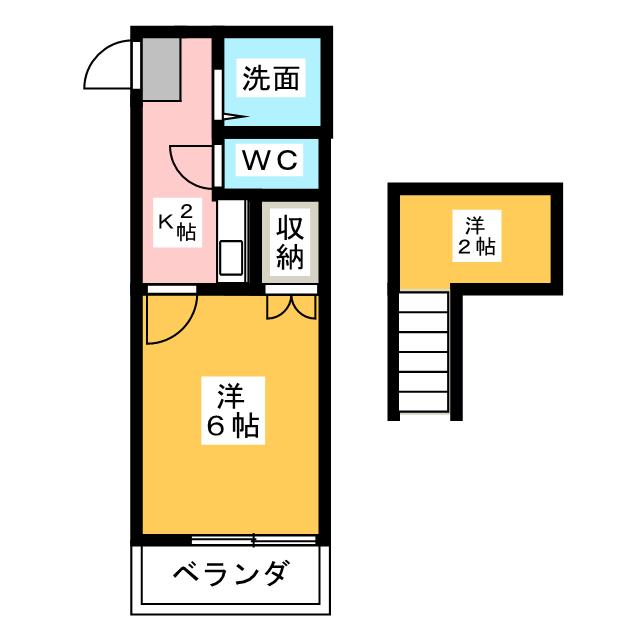 サトリオ草薙の間取り