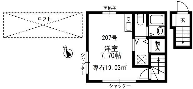 ウィンズパレ久我山の間取り