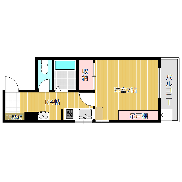 音羽ハイムの間取り