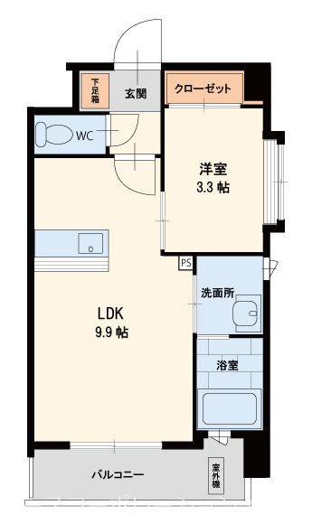 アンテス上到津の間取り