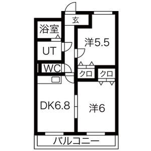 ゲストインM-2番館の間取り