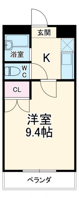 可児市川合北のアパートの間取り