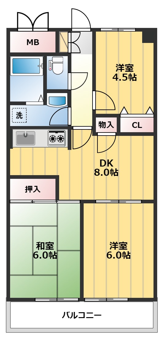 サクシィードの間取り