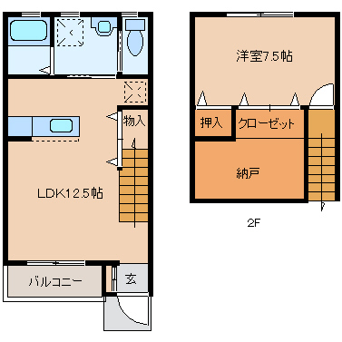 ソーラーセル ワンの間取り