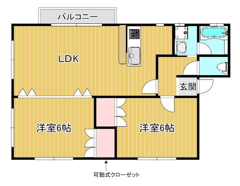 グリーンウエストＡ棟の間取り