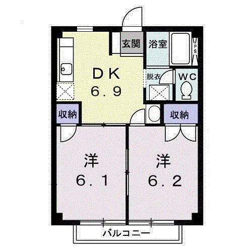 ニューシティきよの間取り