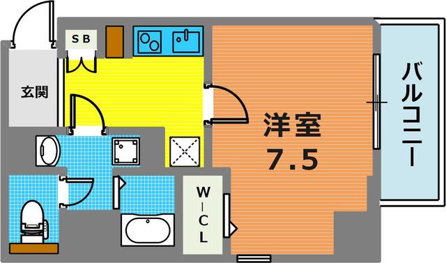 レジデンス神戸ウィステリアパークの間取り