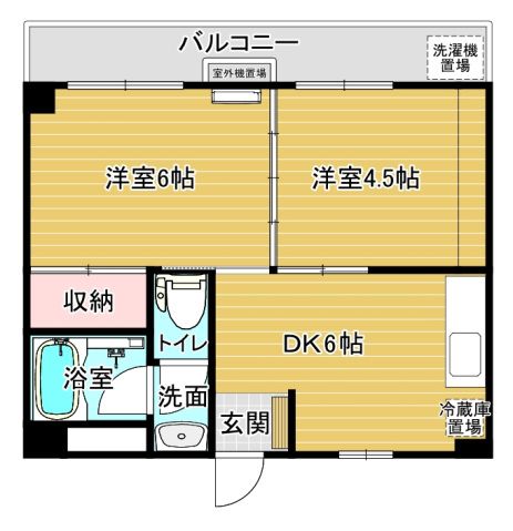 第２内野ビルの間取り