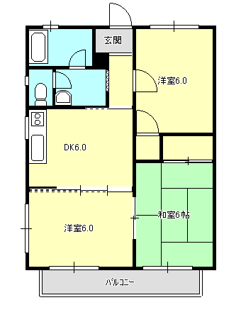 メゾンツチヤの間取り