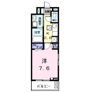 カーサ大塩の間取り