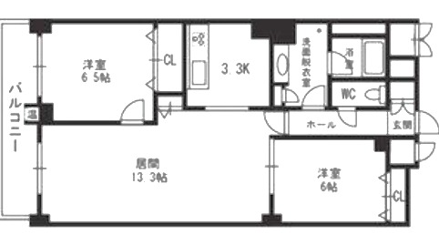 PRIME URBAN札幌 RIVER FRONTの間取り