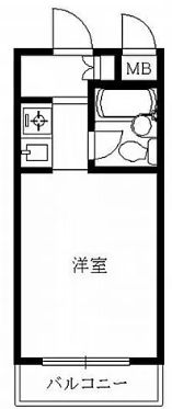 福岡市中央区鳥飼のマンションの間取り