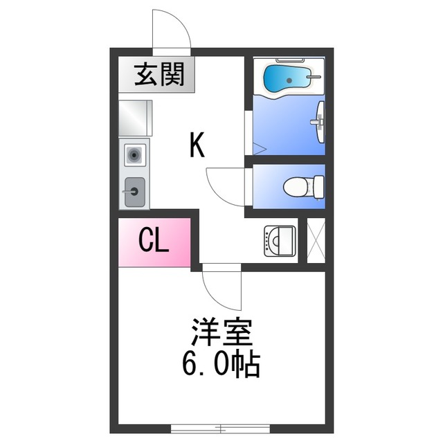 ルフトワン三葛の間取り