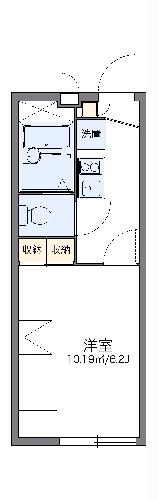 レオパレスパディントン清水の間取り