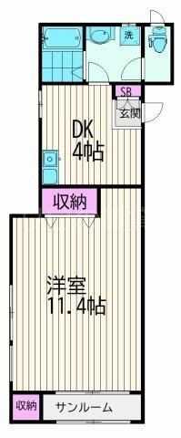 世田谷区尾山台のマンションの間取り