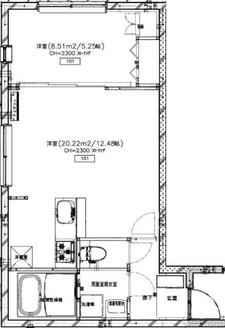 ベルシードステアー練馬の間取り